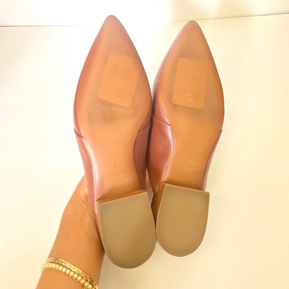 Cole Haan Marlee Cherry Mahogany Weave Mules - Picture 7 of 12